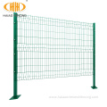 pvc coated round post wire mesh fence